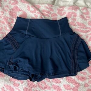 Free people navy skirt
